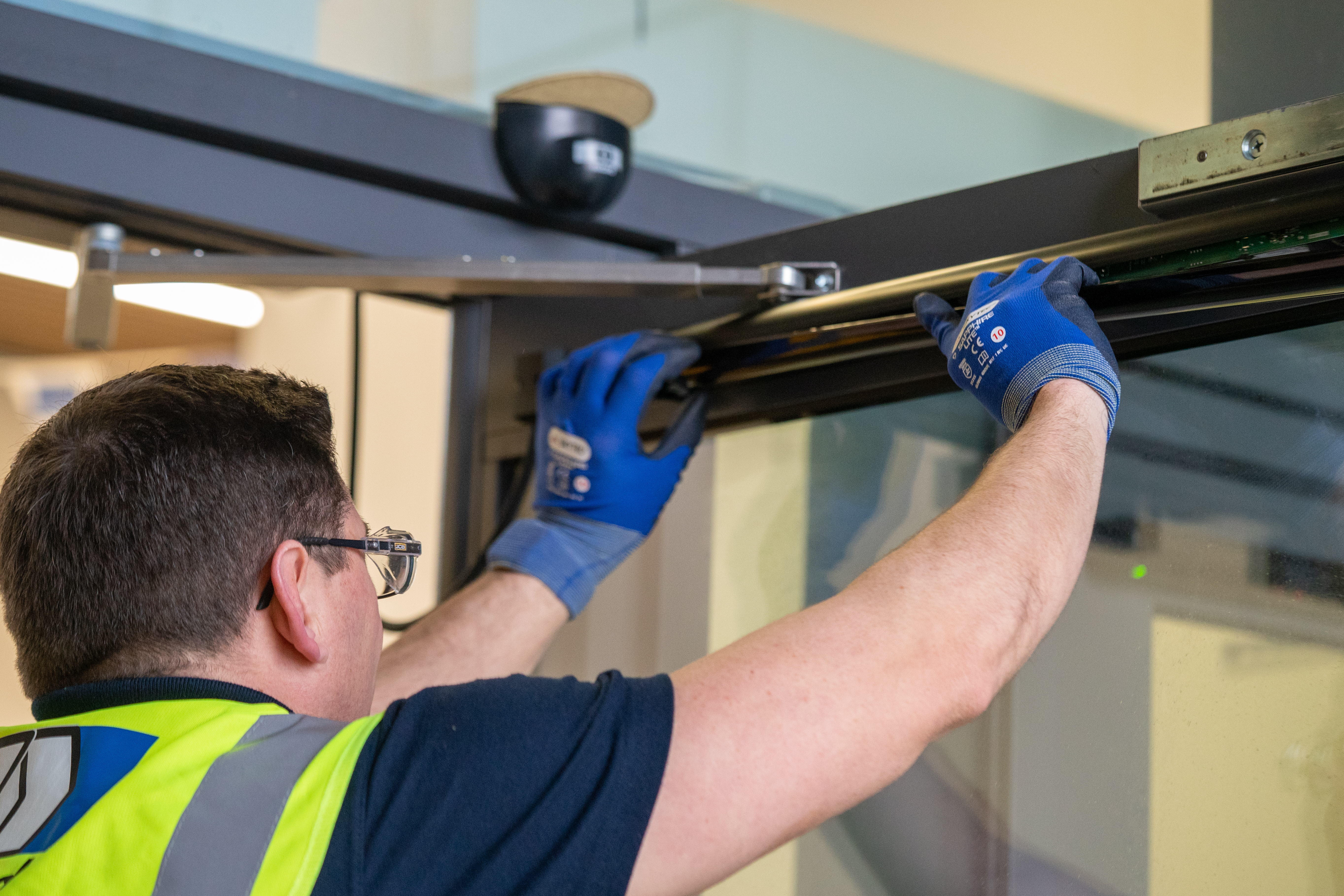 Record automatic door servicing swansea university